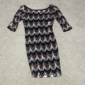 crystal doll mini dress, great condition!